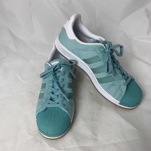 Adidas Women's Superstar Bounce Sneakers Size 9 Easy Mint BB2294